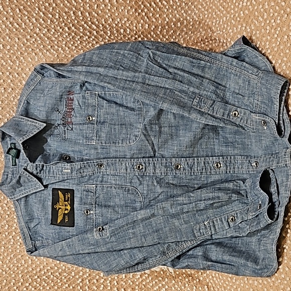 Ralph Lauren Denim Blouse - Picture 7 of 16